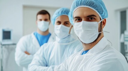 Fototapeta premium Surgeons in the operating room