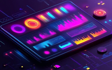 Advanced business data forecasting with digital interfaces