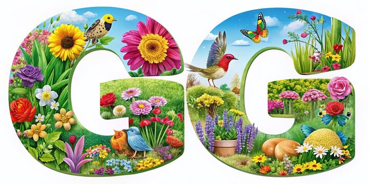 Letter G Coloring Page: Toddler Flashcard, Printable Activity Book for Preschool Learning