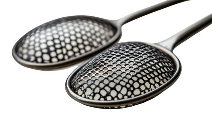 close up of a golf ball isolated on white 