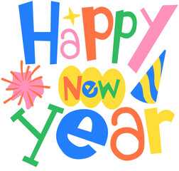 Happy New Year Playful