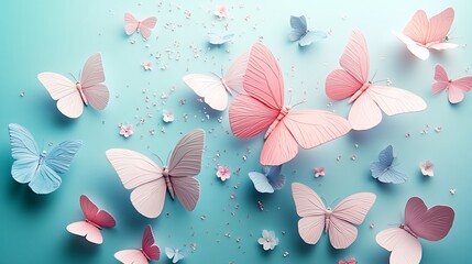flower, pattern, floral, vector, seamless, flowers, pink, 