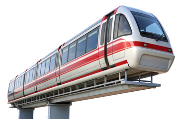 Naklejka premium train on a white background