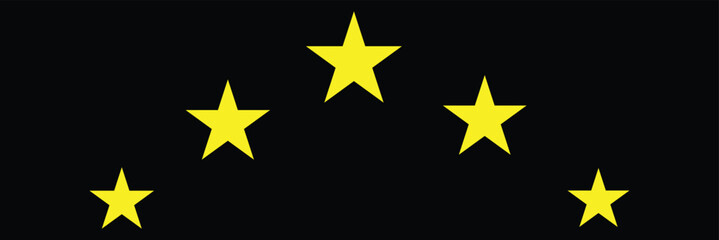 Star in circle vector illustration., Star in circle vector illustration. 