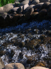 water passing by the river