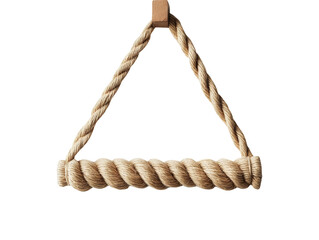 Cotton Cord Door Hanger Isolated on White Background for Decor