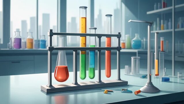 test tubes in laboratory