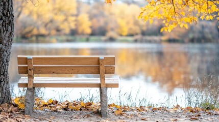 The lakeside bench provides a serene escape from the hustle and bustle of daily life, allowing visitors to immerse themselves in the soothing symphony of nature's gentle whispers.