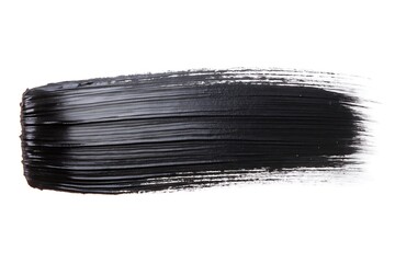 Abstract Black Brush Art. Modern Vector Brush Design. Textured Brush Stroke.