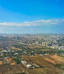Aerial view of Tel Aviv in Israel. High quality photo