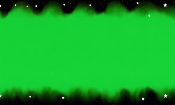 ars twinkling in a night sky along the sides