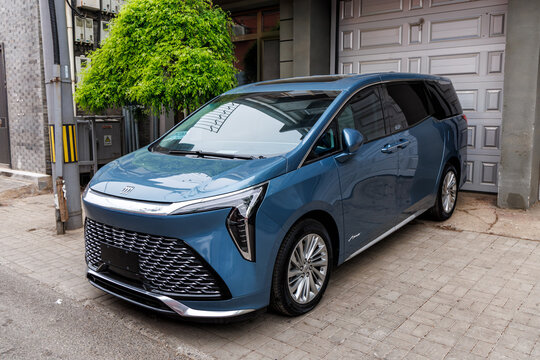 Car by Chinese brand Buick model GL8 Avenir mobility vehicle in Beijing, China