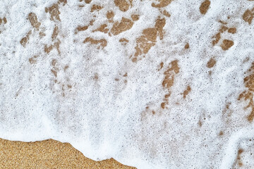 Tranquil Ocean Waves Gently Lapping Sandy Beach for Coastal Serenity Print