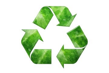 Obraz premium recycle symbol on white