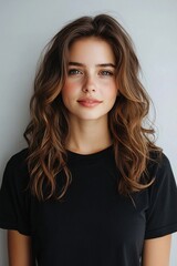 Fototapeta premium Radiant Smile of a Young Woman