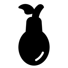Dinner Fruit Holiday Glyph Icon