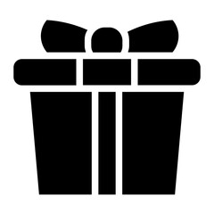 Dinner Gift Holiday Glyph Icon