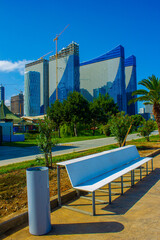 Embankment in city Batumi, Georgia