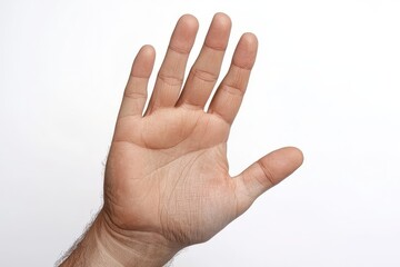 Hand gesture communication studio photography minimalist close-up expression of emotions