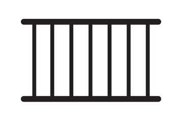 Jail icon. simple flat trendy style vector Jail icon on white background.