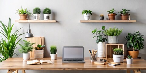 Mockup Style Office Product Background for Professional Photography Featuring Clean Lines, Subtle Textures, and Natural Lighting for Enhanced Product Display and Marketing Purposes