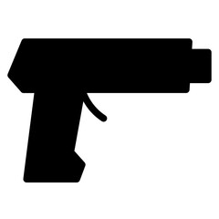 Army Guard Gun Glyph Icon