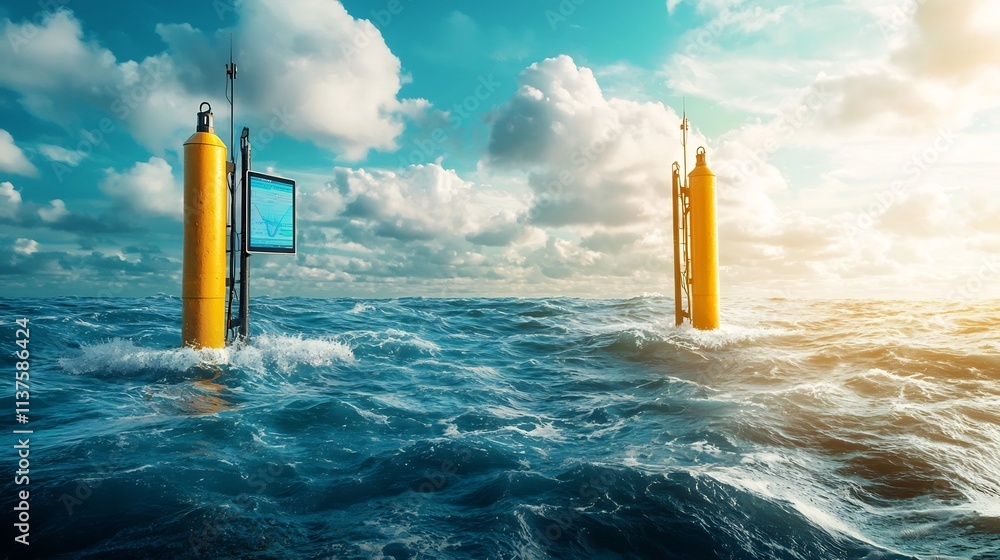 Poster intelligent buoy network with virtual twin technology predicting and issuing tsunami alerts for coas