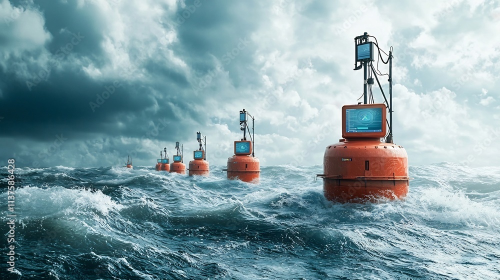 Poster innovative smart buoy network with virtual twin technology predicting and issuing real time tsunami 