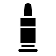 Bullet Gun Shoot Glyph Icon