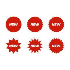 Set of red starburst. Price sticker, sale sticker, price tag, starburst, quality mark, retro stars, sale or discount sticker, sunburst badges, sun ray frames, promotional badge set, shopping labels