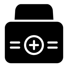 Army Bag Gun Glyph Icon