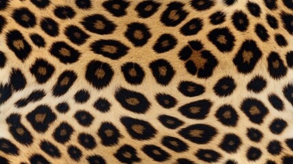 Leopard skin pattern, animal fur seamless design