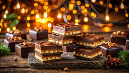 New Year's Chocolate Caramel Marshmallow Portrait Photography - Festive Treats