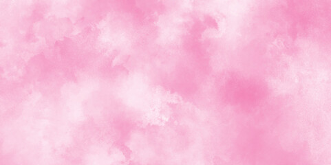 aquarelle painted subtle pink watercolor canvas of grunge texture, Soft Pink grainy white cloudy Watercolor Gradient Background, Soft Pink cloudy and smooth grunge watercolor texture background.