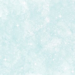 Textured soft blue watercolor wash with white specks.