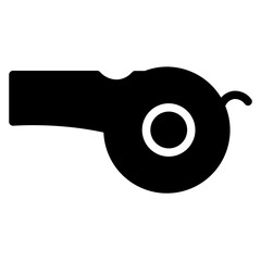 Athletics Fitnes Referee Glyph Icon