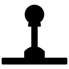 Ball Boxing Gym Glyph Icon