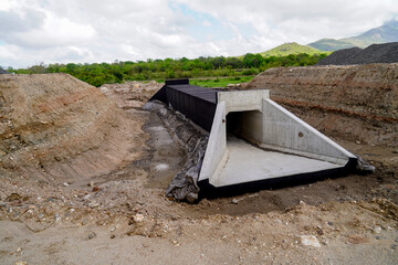 Culvert Under Construction &ndash; Infrastructure Development in Progress