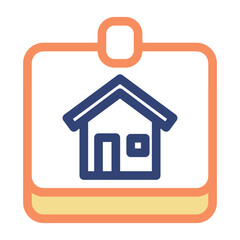 Symbol Home Address Icon