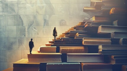 Book Stairs to Knowledge