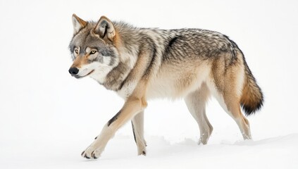 Obraz premium Wolf in Snow