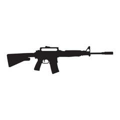 Fototapeta premium rifle isolated on white
