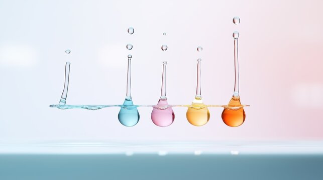 A timelapse photo sequence showing the different stages of dilution and succussion, from the initial mother tincture to the final potentized remedy.