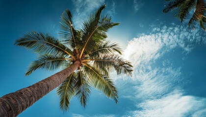 Obraz premium palm tree on the beach