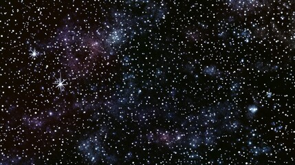 Fototapeta premium Stunning Cosmic Night Sky: A Celestial Canvas of Stars and Nebulae