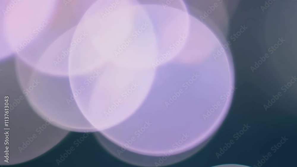 Poster Colorful bokeh lights create a dreamy atmosphere at nighttime event