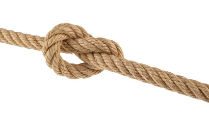 Rope knot isolated transparent background