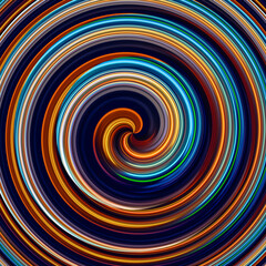 Hypnosis visualisation conept endless spiral