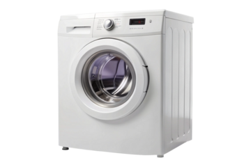 washing machine isolated on white background