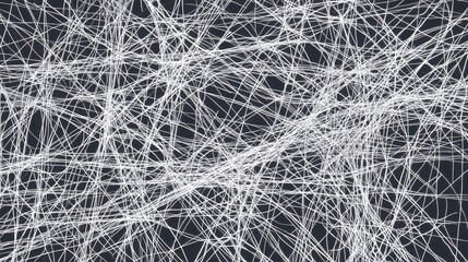 Intricate Abstract Lines on Dark Background: A Stunning Visual Composition